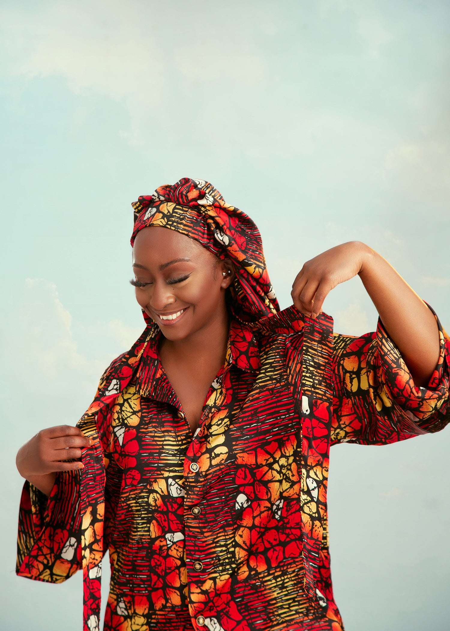 Jasmine- Hair bonnet