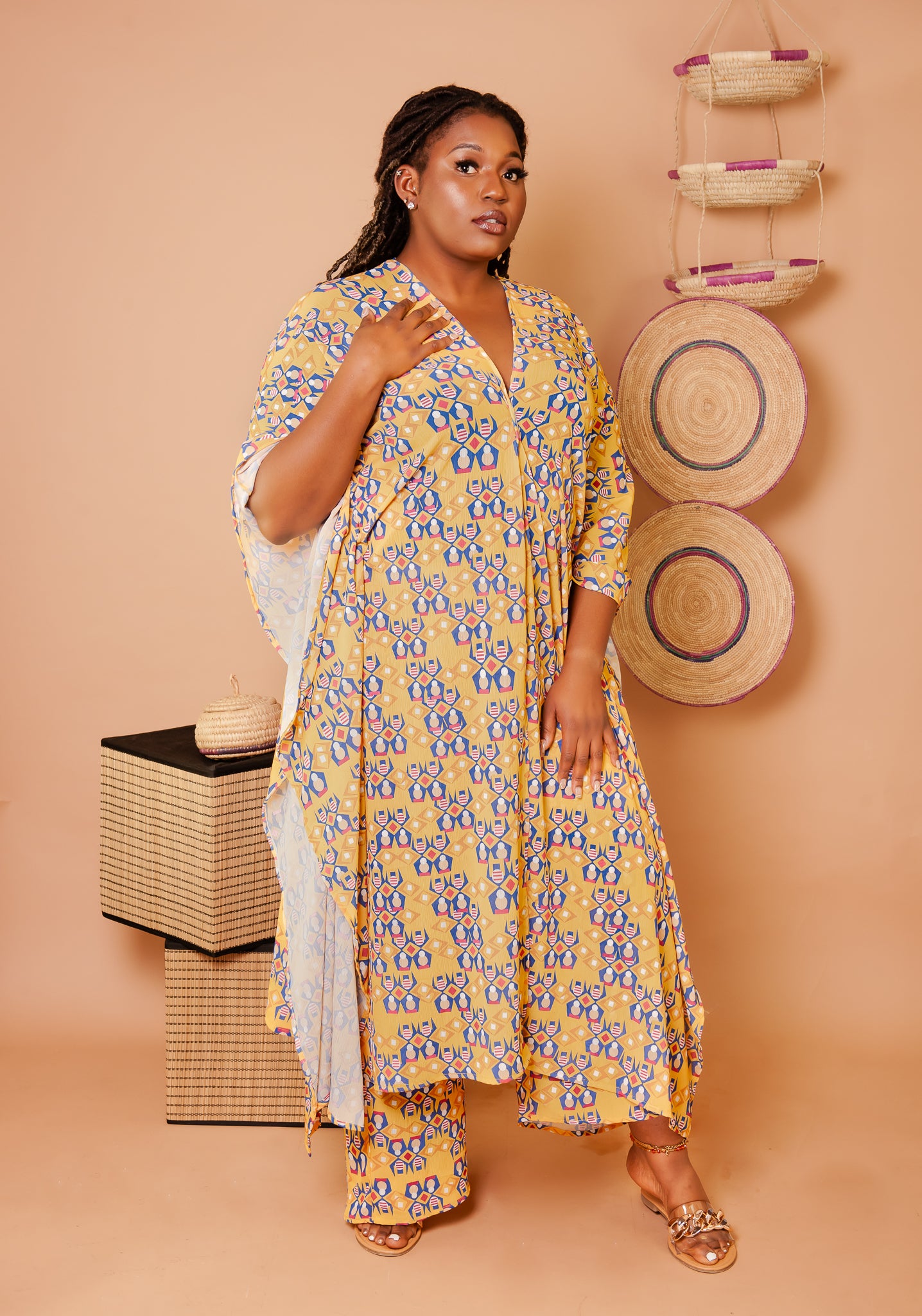 Stone Flare Beach-Cover Up *Yellow