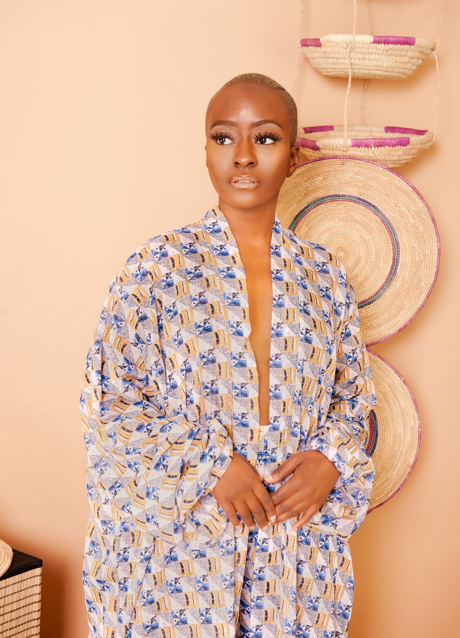 Zain Flare Beach-Cover Up *Blue