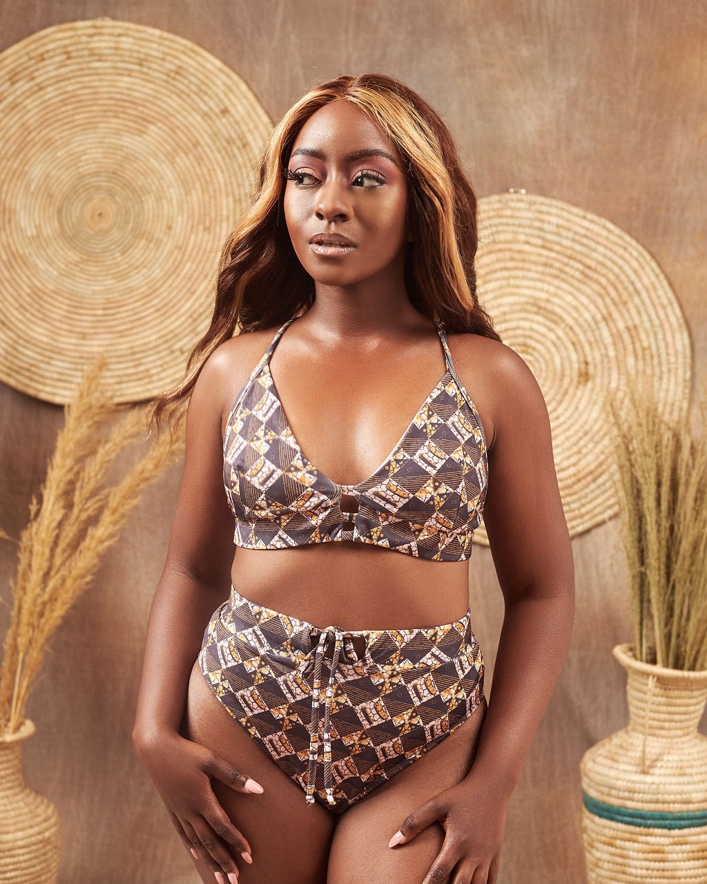 Zain: Neutral Tone Bikini Bottom