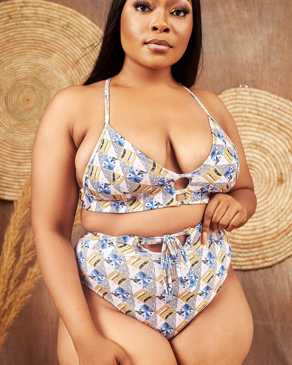 Zain: Pastel Blue Bikini Bottom